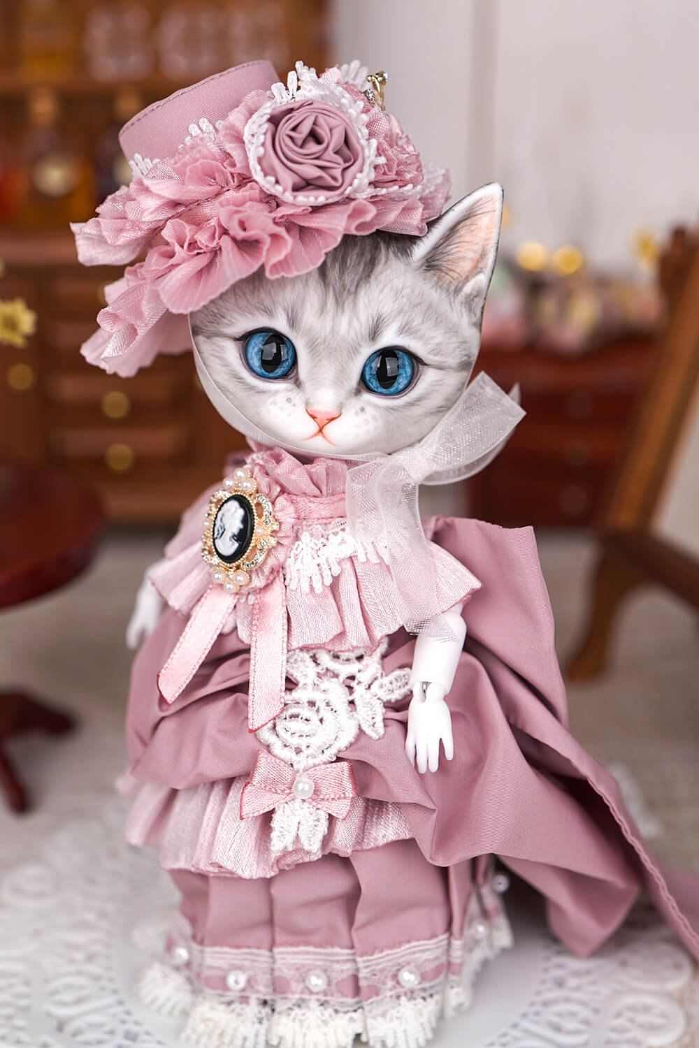【DOLK×nova-doll】Cat A-type Lala pink Ver. - 世界20体限定 高価買取